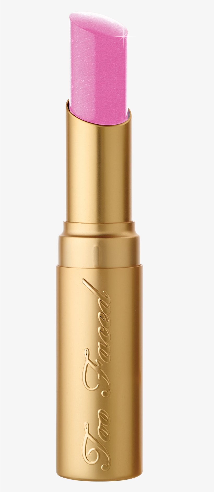 La - Too Faced - La Crème Colour Drenched Lipstick - Taffy, transparent png