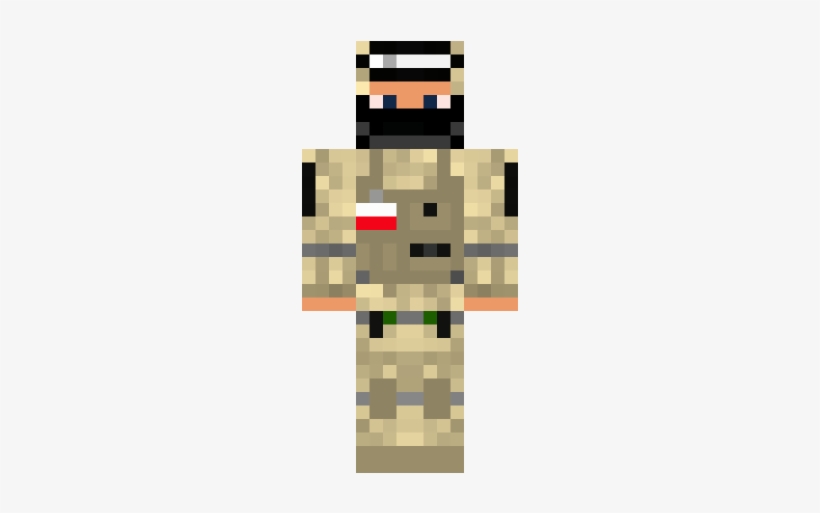 Alpha User - Minecraft Skin Polish Army, transparent png