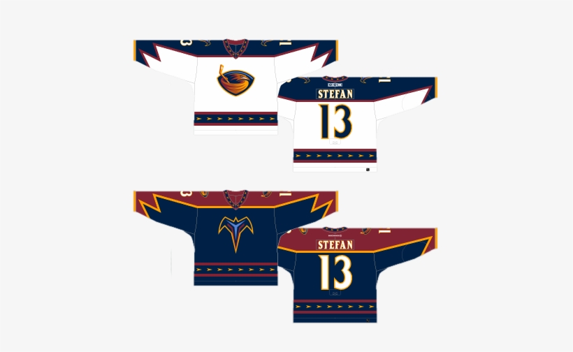 Okay, It Doesn't Get Much Better Here - Atlanta Thrashers White Jersey, transparent png