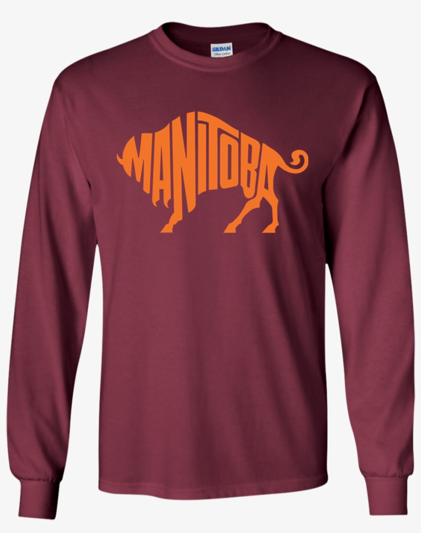 Manitoba Bison Buffalo Retro Provincial Logo Prairies - Great Beard Comes Great Respinsibility, transparent png