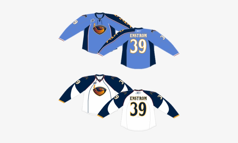 The Biggest Redeeming Value Of These Jerseys Is The - Atlanta Thrashers Away Jersey, transparent png