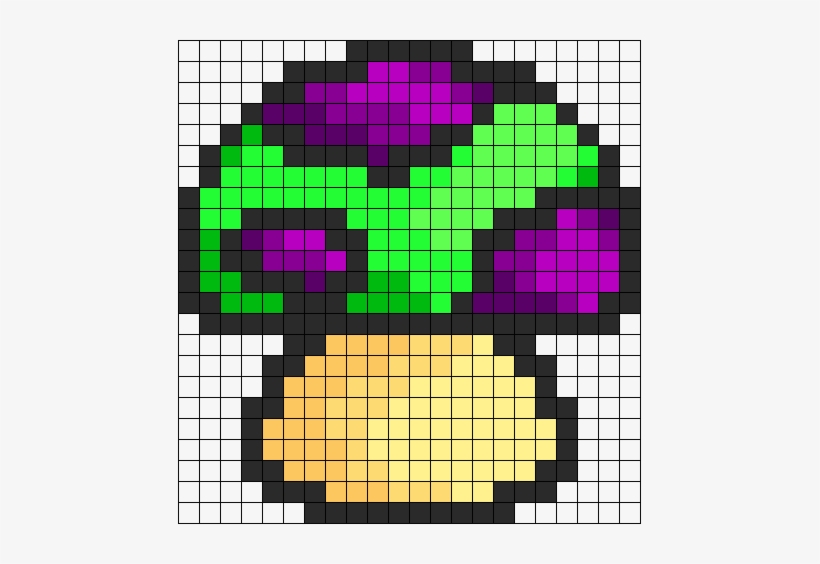 Teemo Shroom Perler Bead Pattern / Bead Sprite - Bead, transparent png