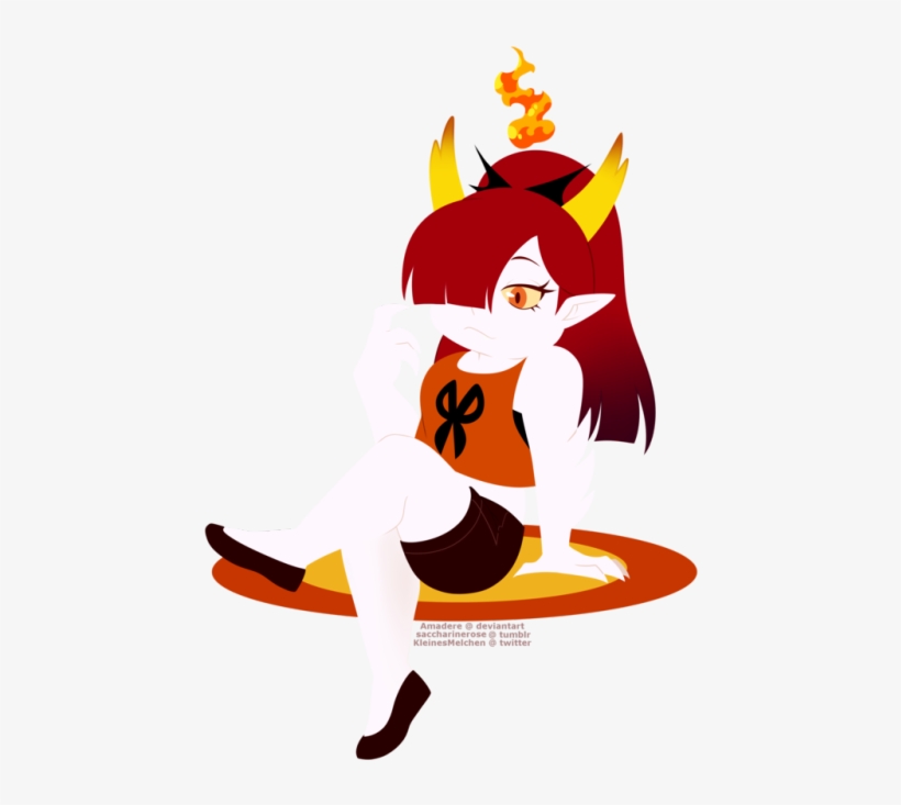 “ I Really Love Drawing Hekapoo Here's Some Casual - Chibi Star Butterfly Hekapoo, transparent png