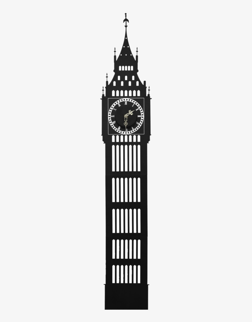 Free Big Ben Png Transparent - Big Ben Vector Silhouette, transparent png