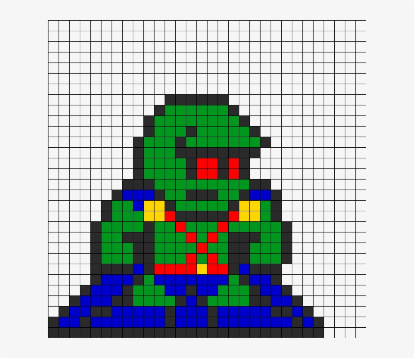 Martian Manhunter Perler Bead Pattern Perler Bead Pattern - Bob Ross Deadpool Pixel Art, transparent png