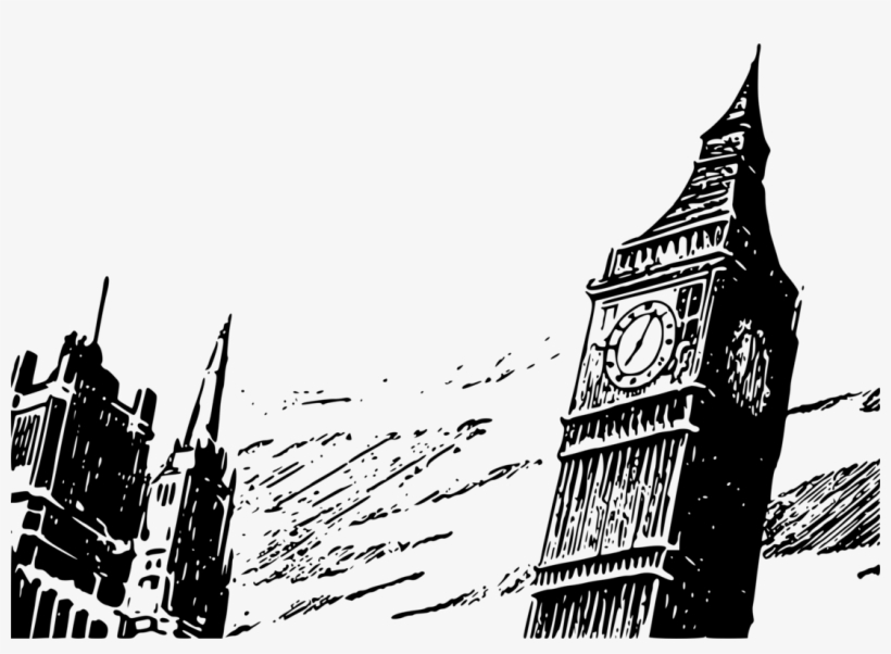 Big Ben Palace Of Westminster Clock Tower Landmark - Bigben Clock Clipart, transparent png