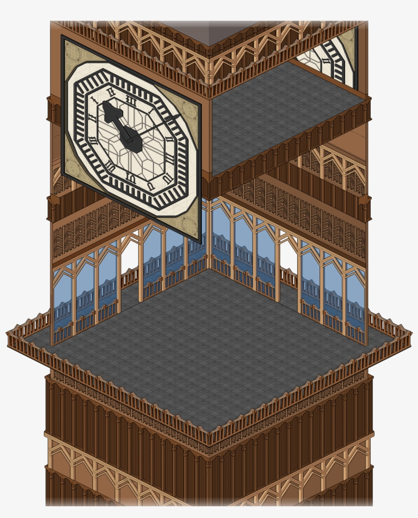 Big Ben Mpu - Habbo Mpu, transparent png