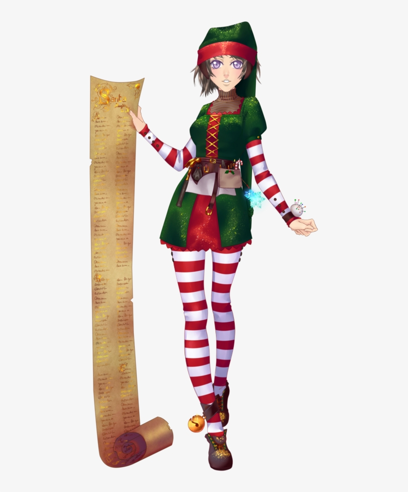 Outfit Santa's Assistant - Santa Assistant Eldarya, transparent png