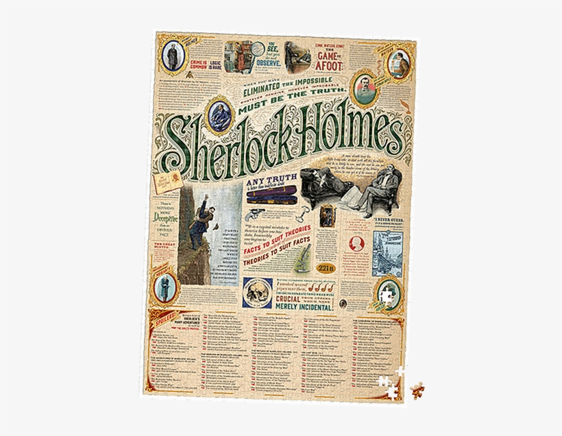 Sherlock Holmes 1000 Pce Puzzle - Outset Media Sherlock Holmes 1000pc Puzzle - Exclusive, transparent png