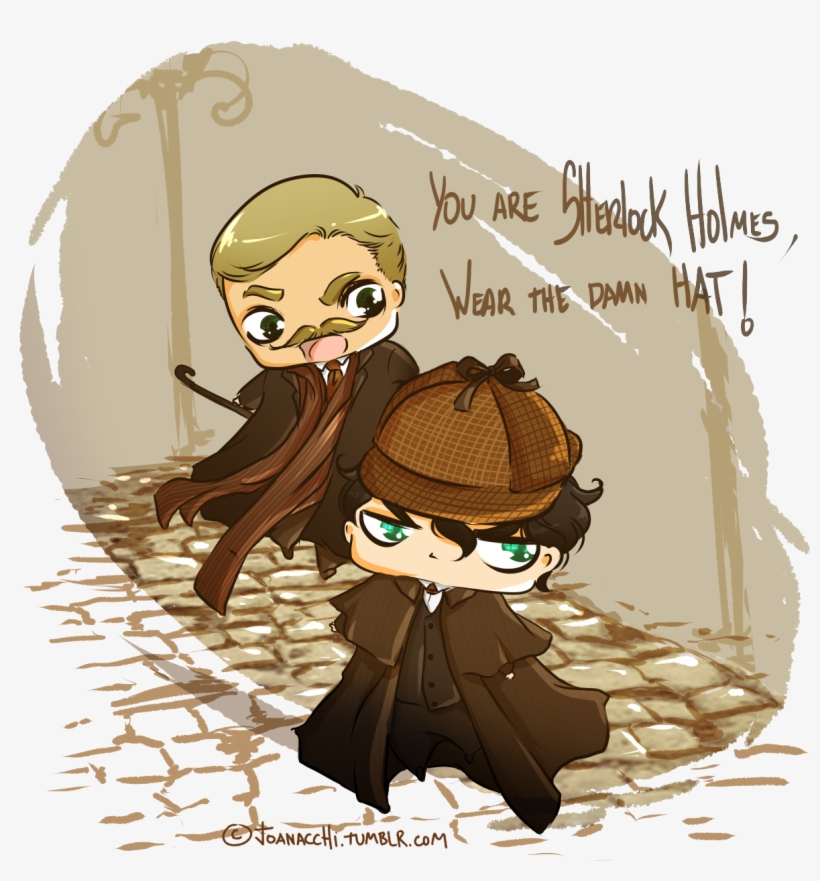 To Celebrate The New Trailer Of Sherlock Special, Here - Chibi, transparent png