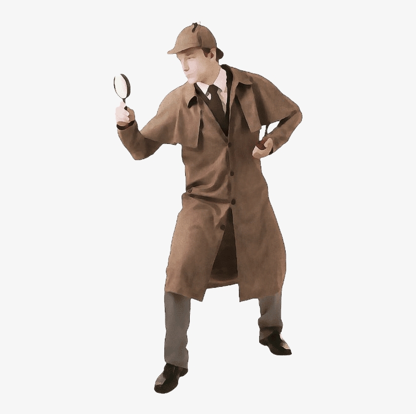Go Sherlock Deep Learning Based Search Software - Sherlock Holmes Men's Costume, transparent png