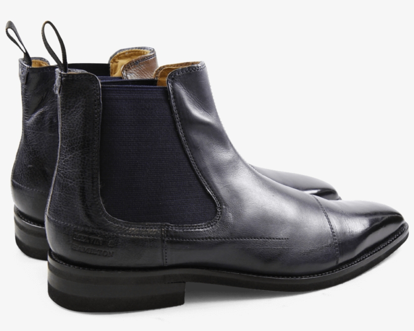 Ankle Boots Freddy 5 Remo Navy Tan Elastic Navy Navy - Melvin & Hamilton Freddy 5 Stiefeletten Gr. 41, transparent png