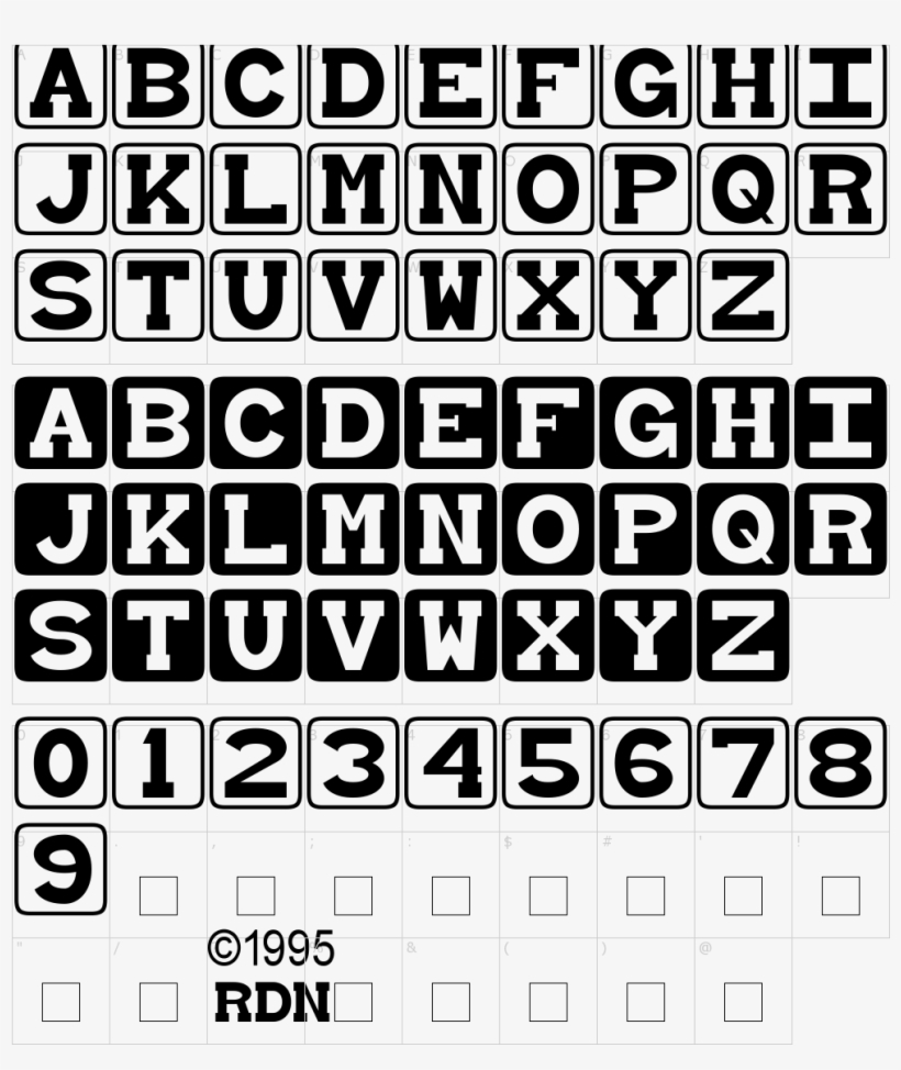 Baby Blocks Font - Fonte Baby, transparent png