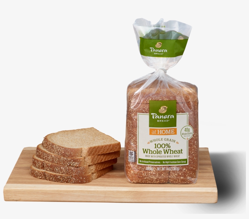Whole Grain 100% Whole Wheat Sliced Bread, transparent png