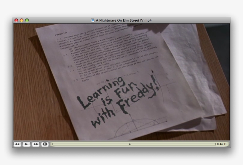 Learning Is Fun - Nightmare On Elm Street Inside Steelbook, transparent png