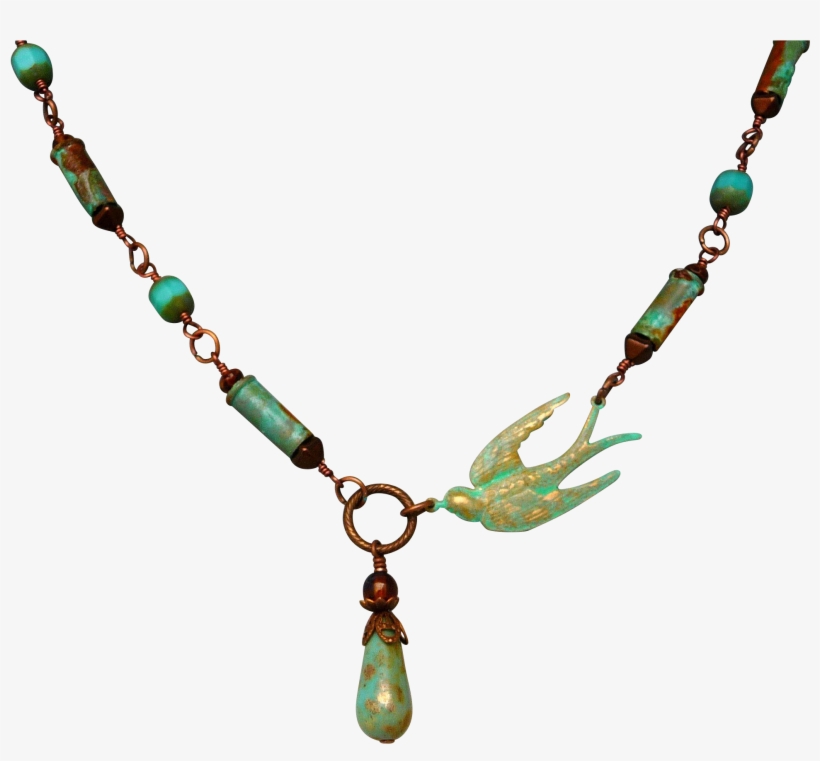 Asymmetrical Sparrow And Patina Bullet Shell Casings - Necklace, transparent png