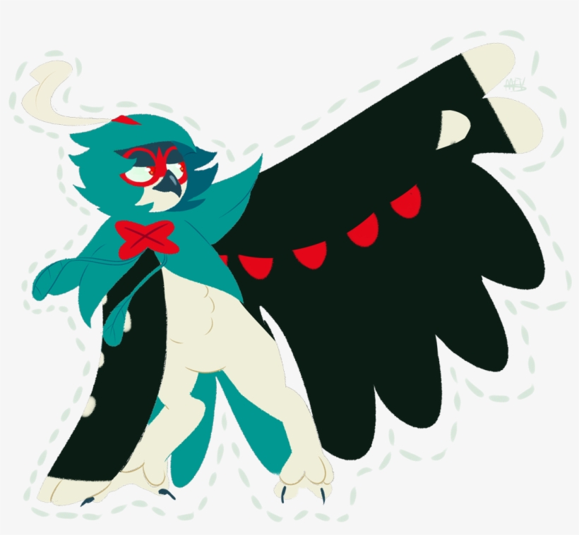 Flor 🍓 On Twitter - Shiny Decidueye Png, transparent png