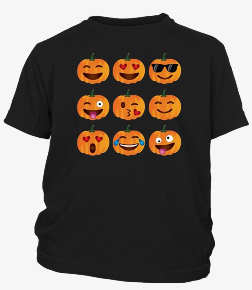 Halloween - Pumpkin Emoji T-shirt, Pumpkin Shirt Emoji, transparent png