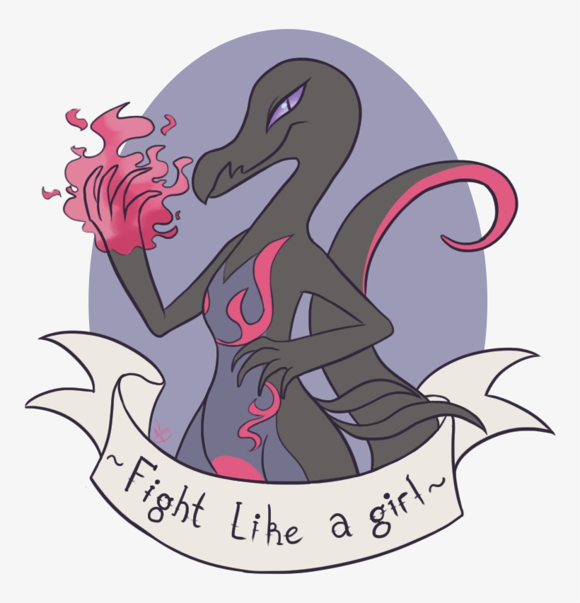 I'd Like To Imagine Her As The Nanny To All The Younger - Salazzle Fight Like A Girl, transparent png