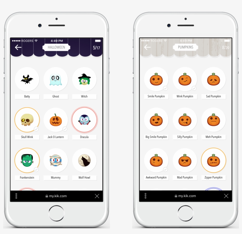 Halloween Smileys On Kik - Iphone, transparent png