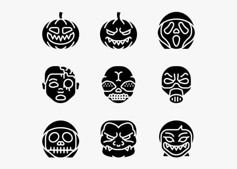 Horror Emojis, transparent png