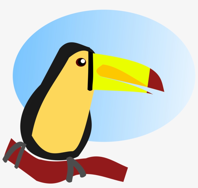 File - Toucan Cartoon - Svg - Toucan, transparent png