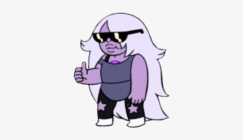 Strong In The Real Way, Transparent Thumbs Up Amethyst - Steven Universe Discord Emojis, transparent png