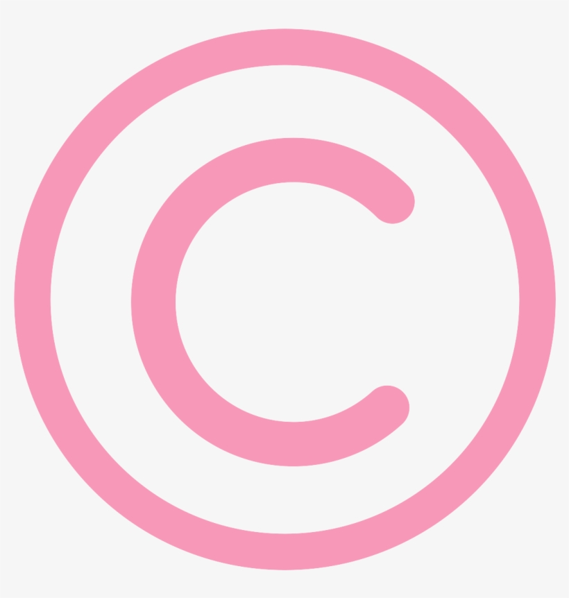 Copyright - Pink Copyright, transparent png