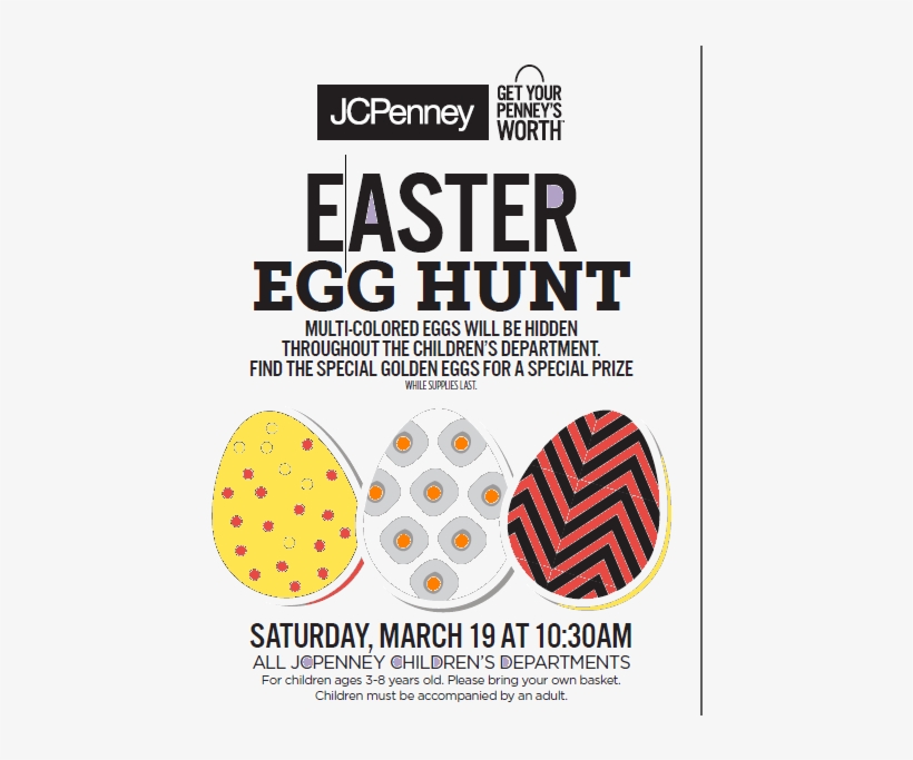 Jcpenney Easter Egg Hunts In Store 468x602 PNG Download PNGkit