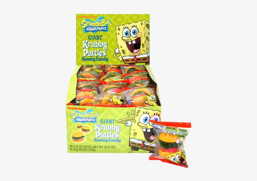 Spongebob Squarepants Giant Krabby Patties Gummy Candy - Diy Spongebob Birthday Food, transparent png