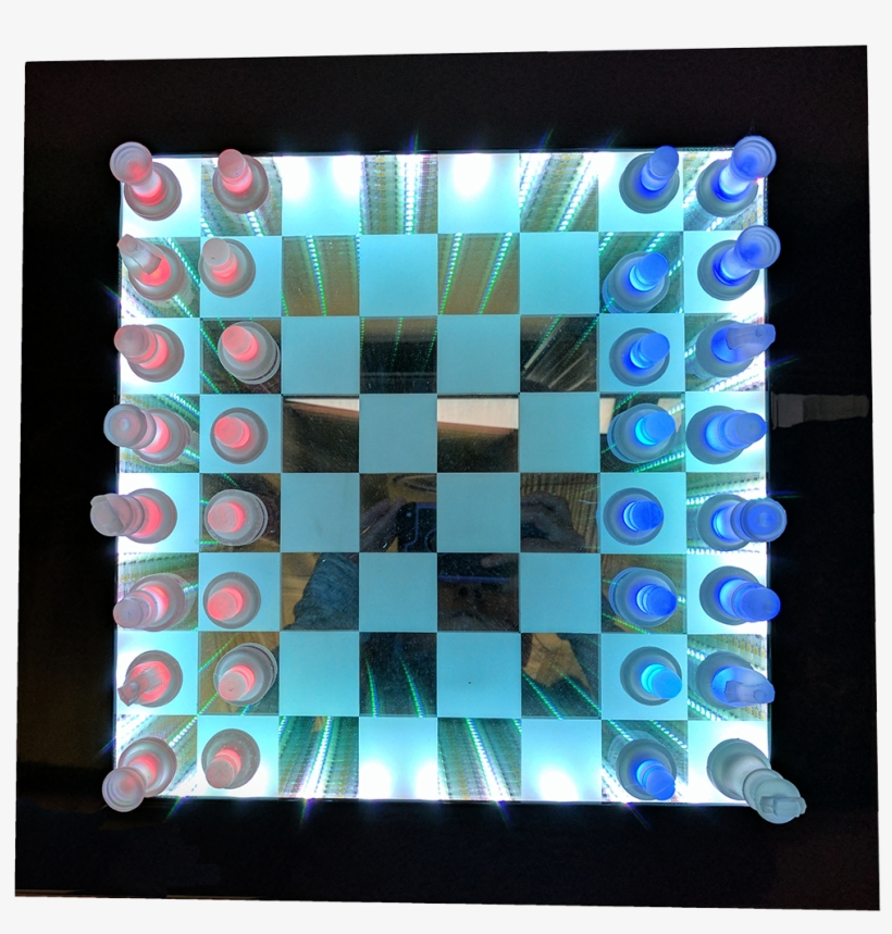 Infinity Mirror Chess Board - Chess, transparent png