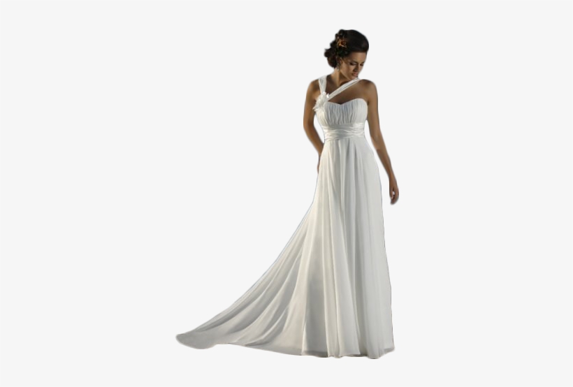 Bride Png In High Resolution - One Shoulder Beach Wedding Dresses, transparent png