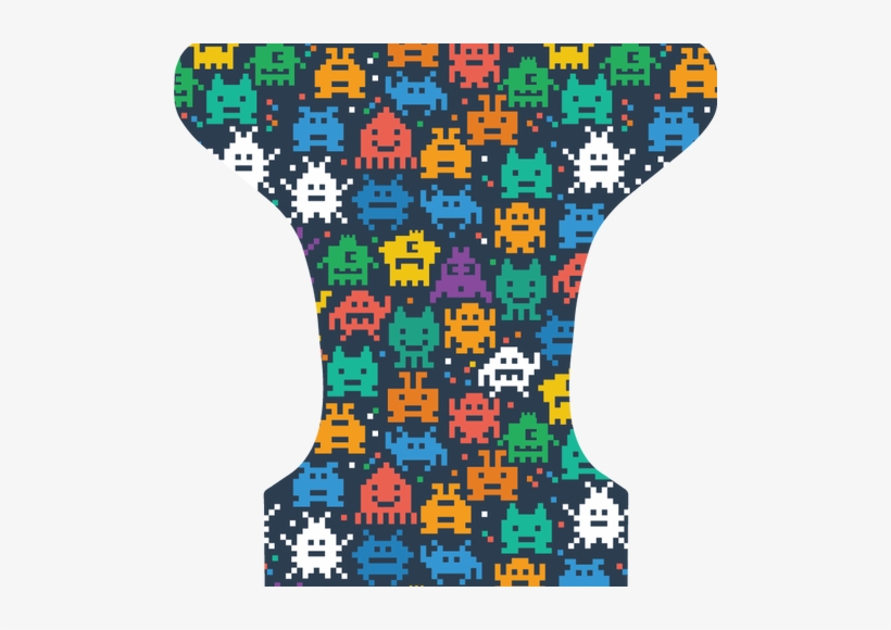 5- Whole Lot Of Pixels Bumbum Babies - Pixel Monster Dot Grid Notebook, transparent png