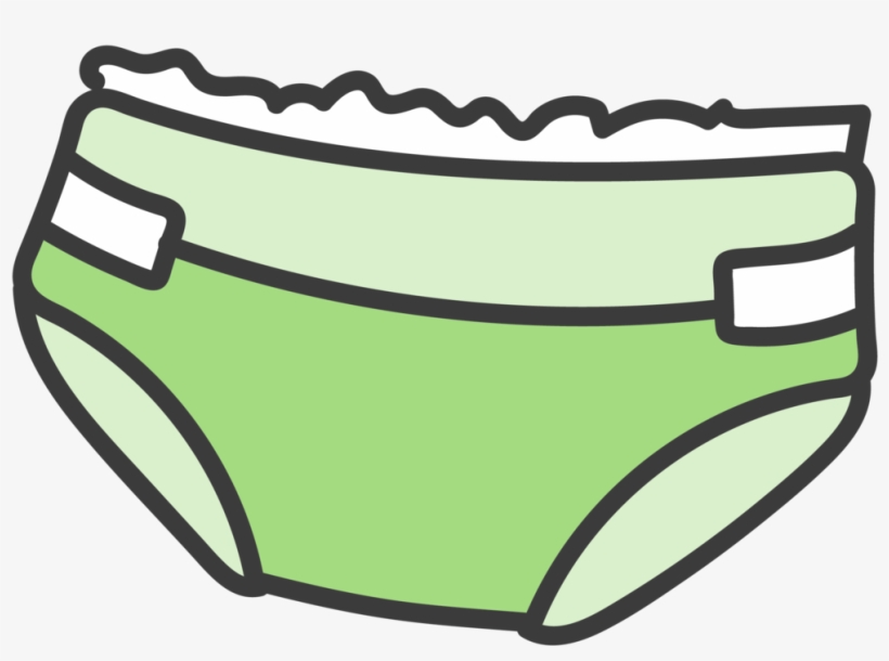 Icons Plain-32 - Diaper, transparent png