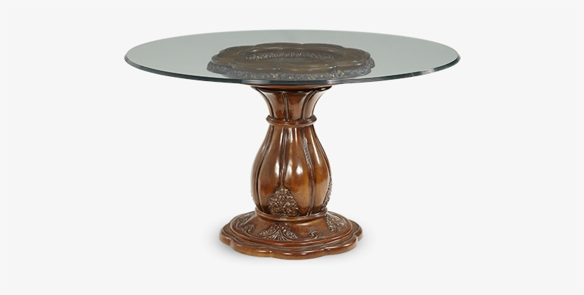 Lavelle Melange 54'' Round Glass Top Dining Table - Aico Lavelle Melange Round Glass Top Dining Table By, transparent png