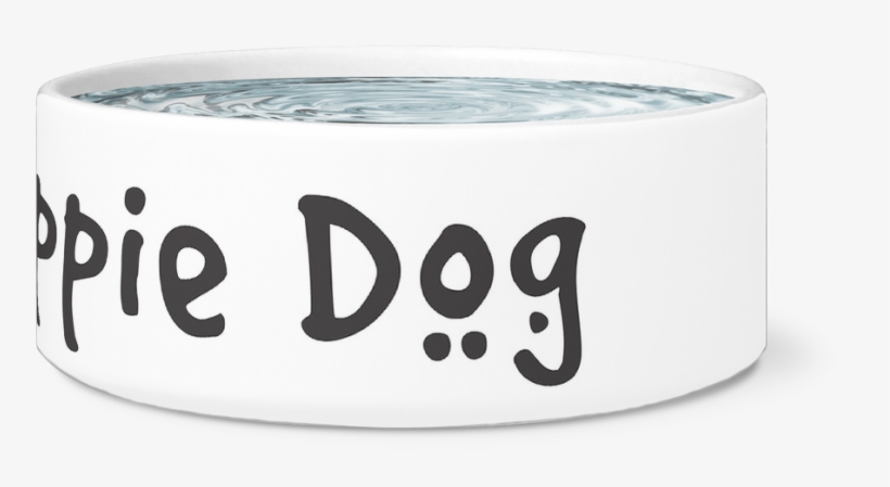 Happy Hippie Dog Ceramic Dog Bowl - I'm The Top Dog Novelty Dog Bowl, For Puppies And Adults, transparent png