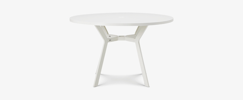 Round Table - Ethimo Ocean Round Dining Table Warmwhite 120cm, transparent png