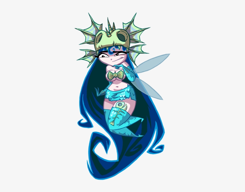 Annetta Fish Is One Of The Five Sexualized Damsel In - Rayman Origins Annetta Fish, transparent png