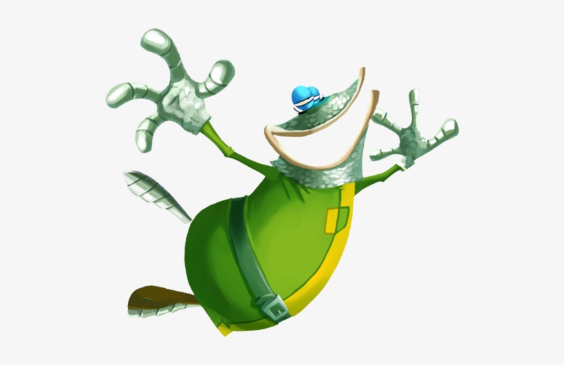 Globox Democostumeunlock2 - Personajes De Rayman Legends, transparent png