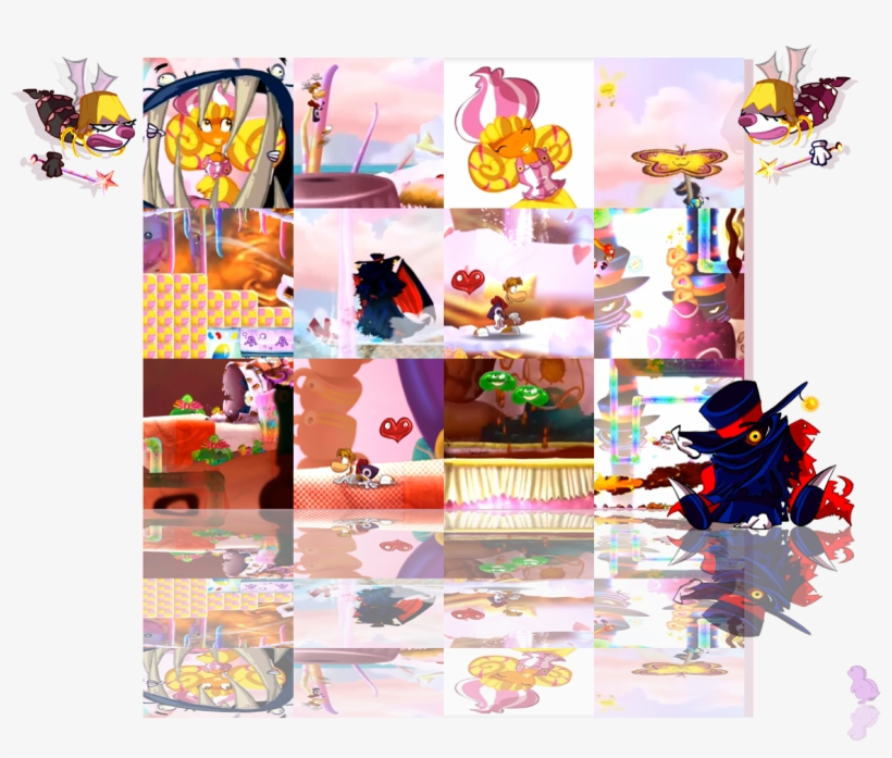 Rayman Origins Mod Compilation - Rayman Origins Candy Chateau Mod, transparent png