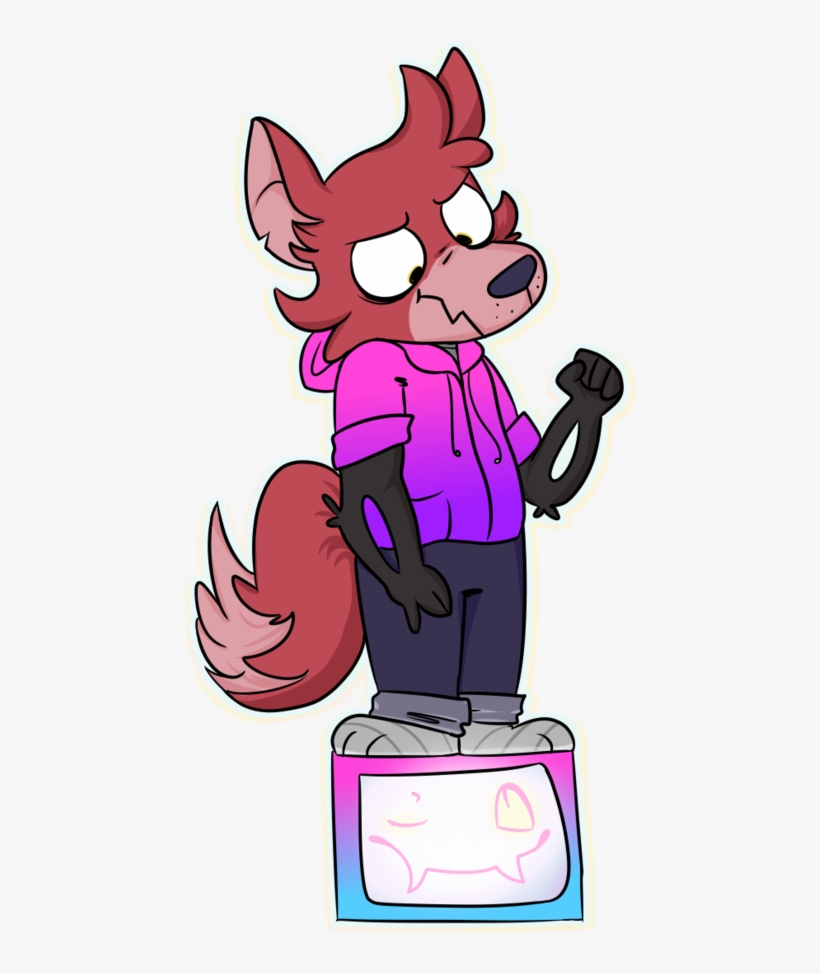 She Dissapeared Across The Boardwalk By Pastelroll - Pyrocynical Foxy Fan Art, transparent png