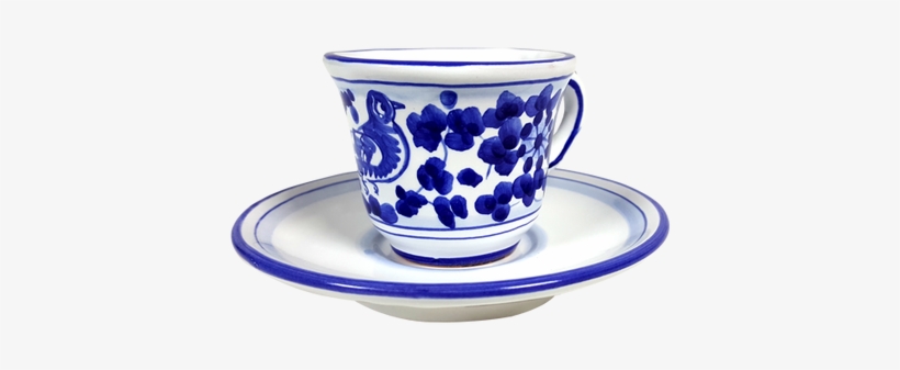 Espresso Cup And Saucer Arabesco Blu - Saucer, transparent png