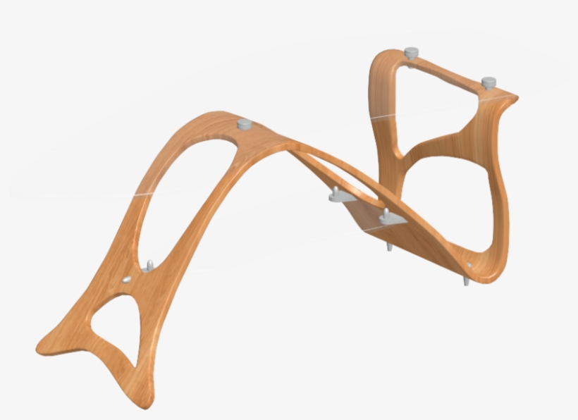 Arabesco Coffee Table By Zanotta - Wood, transparent png