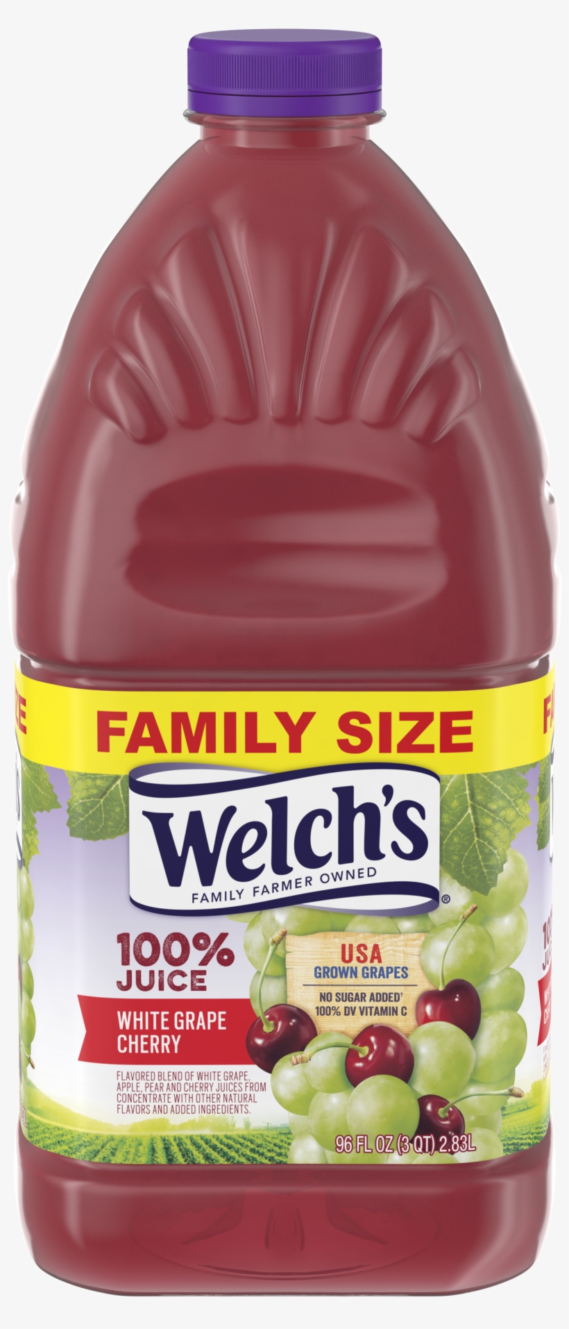 Family Size Welch's Grape Juice, transparent png