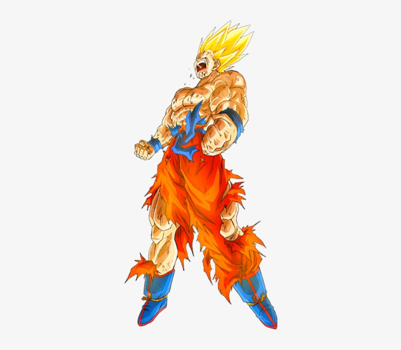 Goku Ss1 Furious By Alexiscabo1-d9u5u3s - Goku Furious, transparent png