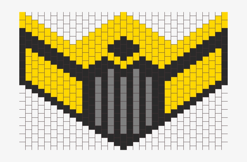 Mortal Kombat Scorpion Mask Bead Pattern - Kandi Mask Patterns Mortal Kombat, transparent png