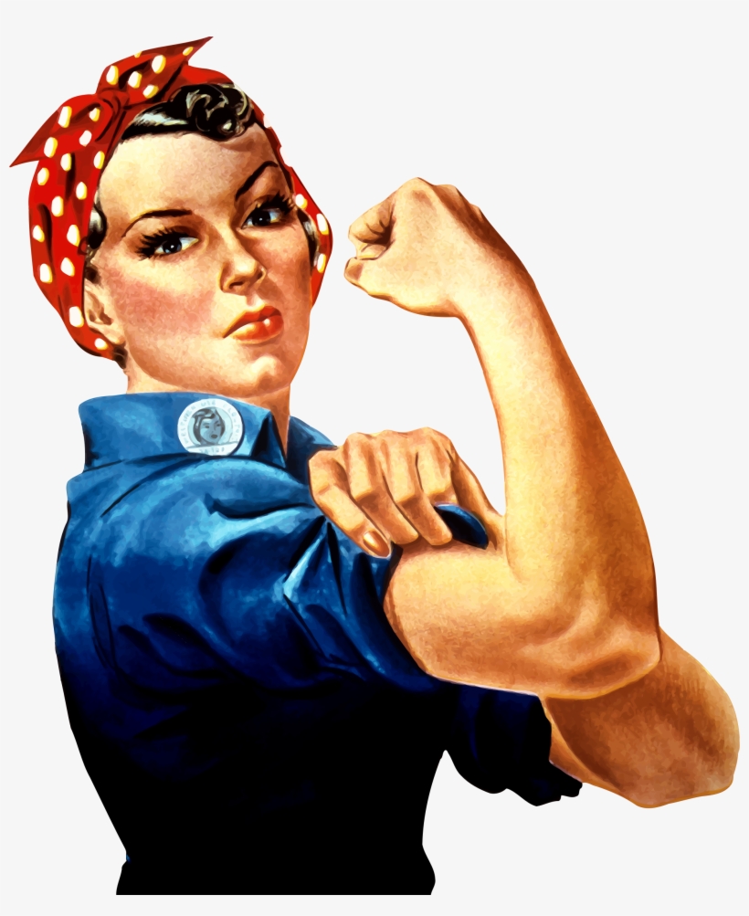 This Free Icons Png Design Of Rosie Riveter, transparent png