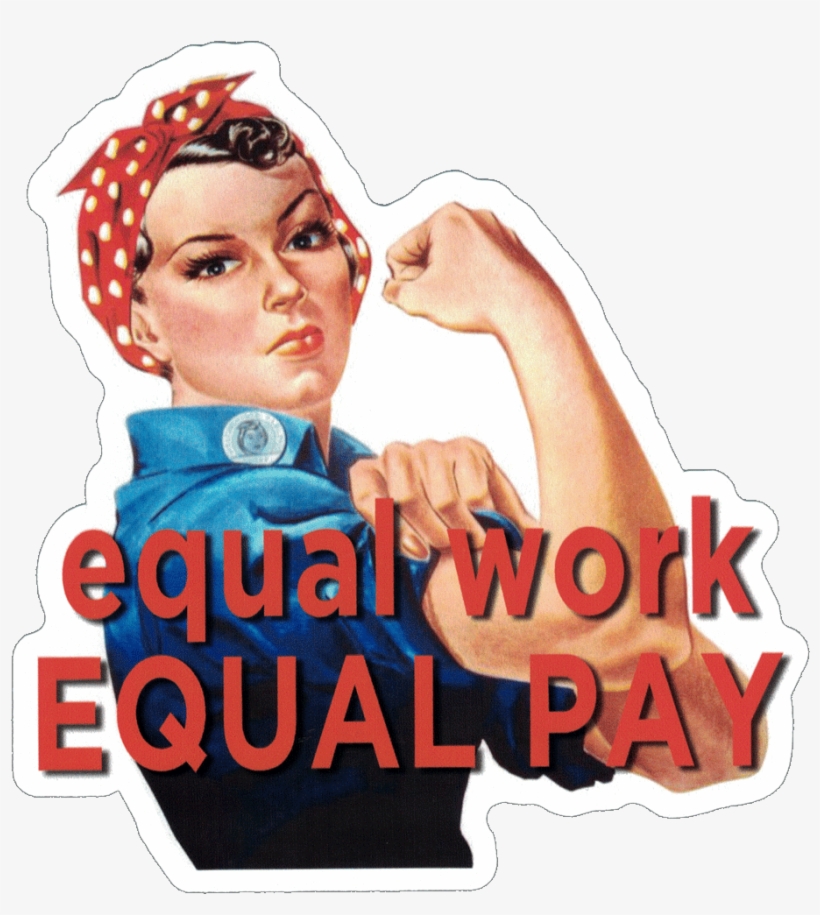 Equal Work For Equal Pay - Rosie The Riveter Journal [book], transparent png