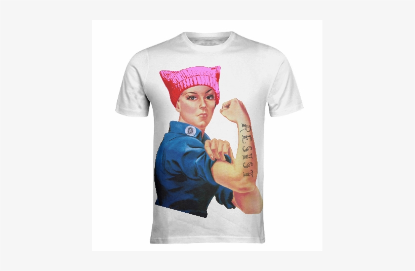 Rosie The Riveter Resists And Marches $28 - We Can Do It! Leia Rosie The Riveter Parody Propaganda, transparent png