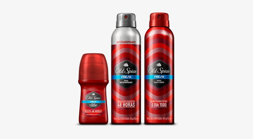 Bom, Nada Se Aproxima Do Poder Revigorante Da Exclusiva - Old Spice Fresh Aerosol, transparent png
